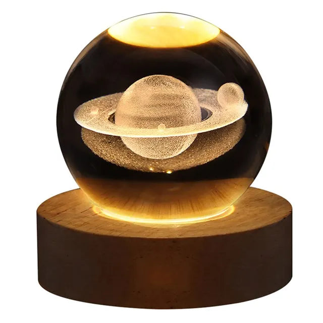 Solar-System Bordlampe – LED Lys med Planetdesign for Oppholdsrom | Luvikno