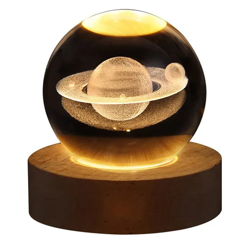 Solar-System Bordlampe – LED Lys med Planetdesign for Oppholdsrom | Luvikno