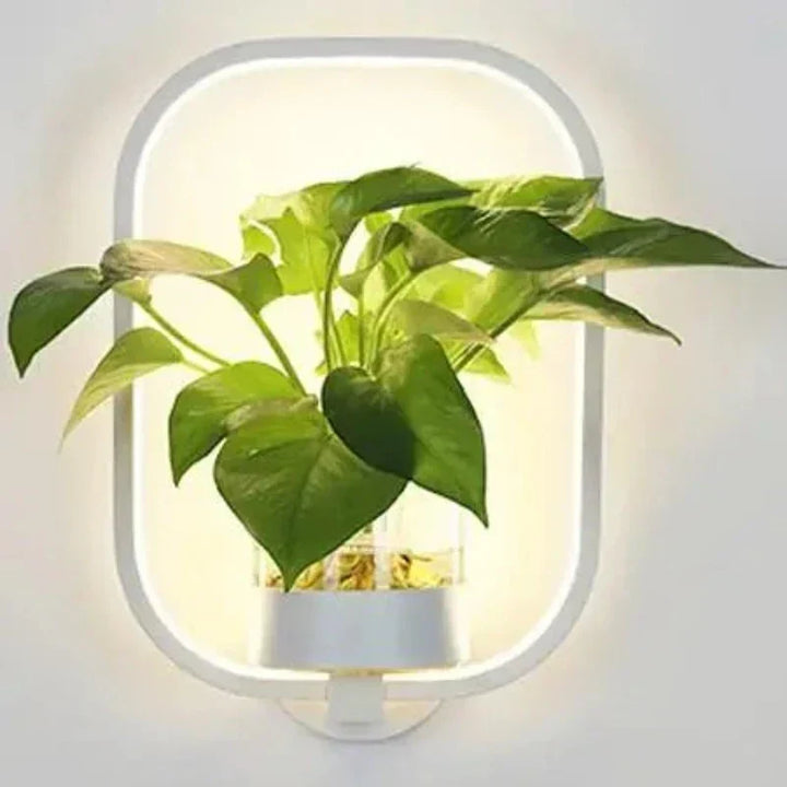 Luvikno | LED Vegglampe FloraGlow | Moderne Design | Varmt Lys | 32x22x30 cm