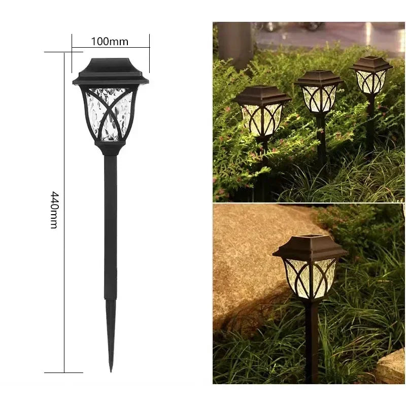 LED Solcelle Hagebelysning – Dekorative Solkraftdrevne Plenlys for Utendørs Stier | Luvikno