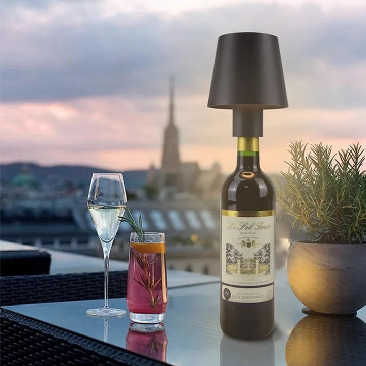 Luvikno | Bottlelight - Trådlampet, oppladbar lampe for flasker