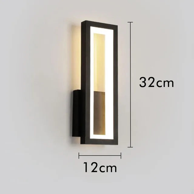 Moderne LED Innendørs Vegglampe i Minimalistisk Design – Stilig Vegglampe for Stue og Gang | Luvikno