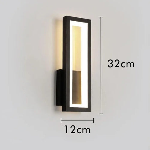 Moderne LED Innendørs Vegglampe i Minimalistisk Design – Stilig Vegglampe for Stue og Gang | Luvikno