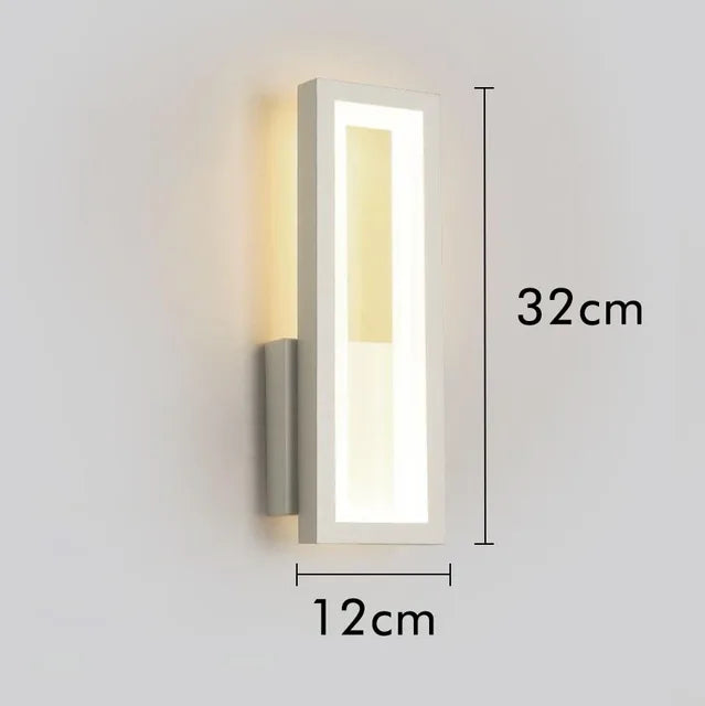 Moderne LED Innendørs Vegglampe i Minimalistisk Design – Stilig Vegglampe for Stue og Gang | Luvikno