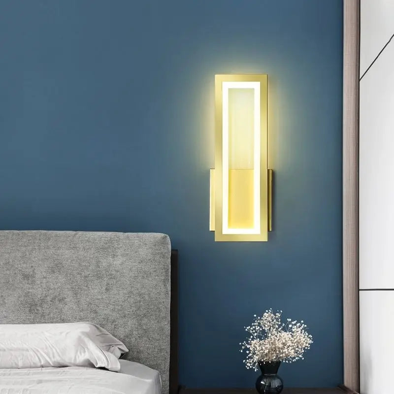 Moderne LED Innendørs Vegglampe i Minimalistisk Design – Stilig Vegglampe for Stue og Gang | Luvikno