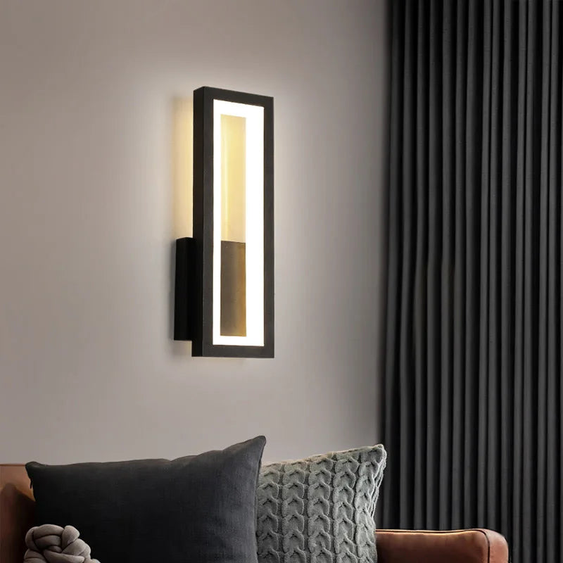 Moderne LED Innendørs Vegglampe i Minimalistisk Design – Stilig Vegglampe for Stue og Gang | Luvikno