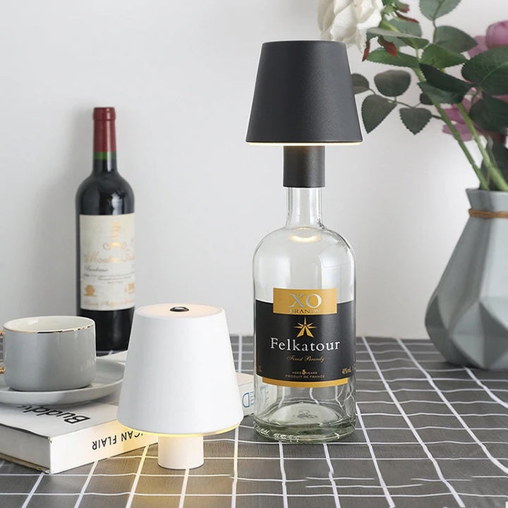 Luvikno | Bottlelight - Trådlampet, oppladbar lampe for flasker