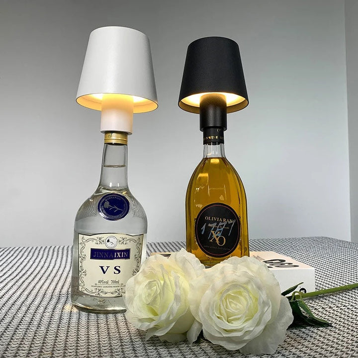 Luvikno | Bottlelight - Trådlampet, oppladbar lampe for flasker
