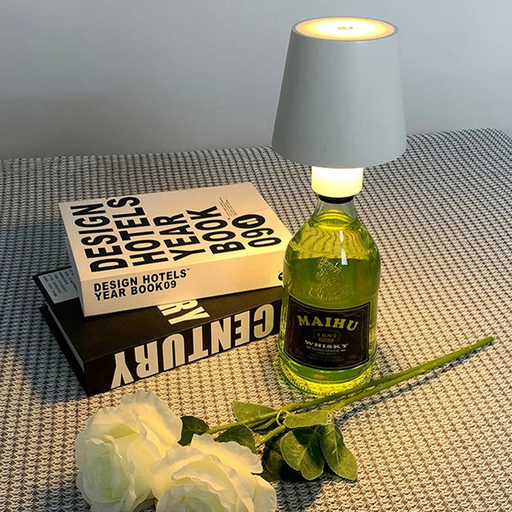 Luvikno | Bottlelight - Trådlampet, oppladbar lampe for flasker