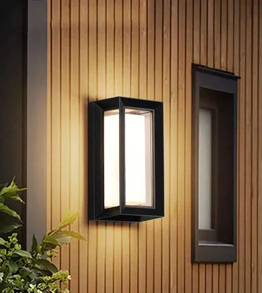 Moderne Vegglampe for Utendørs – Værbestandig LED Utendørslys for Terrasse & Hage | Luvikno