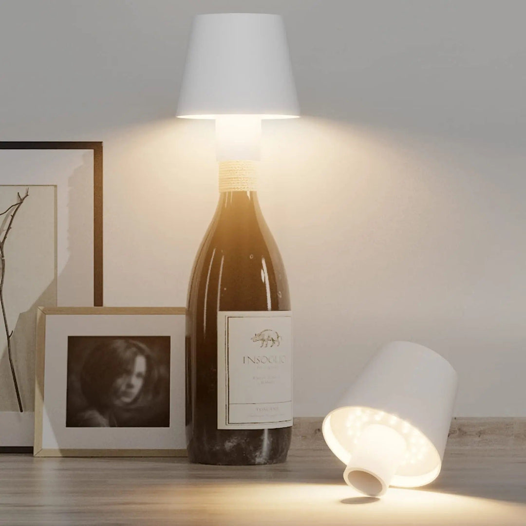 Luvikno | Bottlelight - Trådlampet, oppladbar lampe for flasker