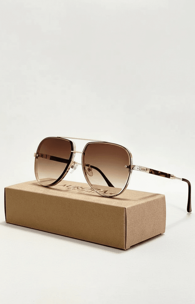Aviator solbriller UV400 med antibest refleksjon | Luvikno