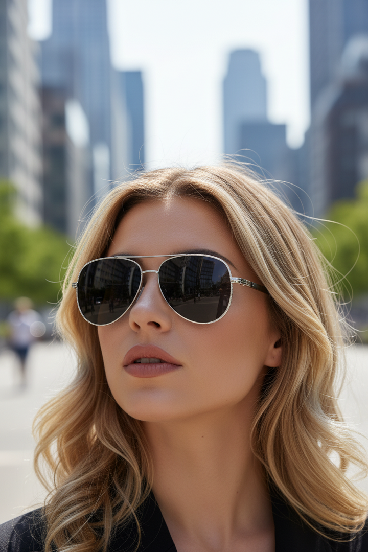 Aviator solbriller UV400 med antibest refleksjon | Luvikno