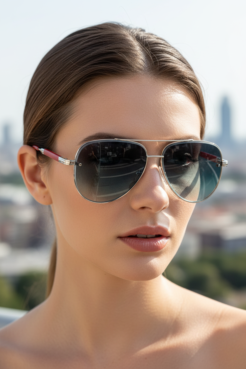 Aviator solbriller UV400 med antibest refleksjon | Luvikno