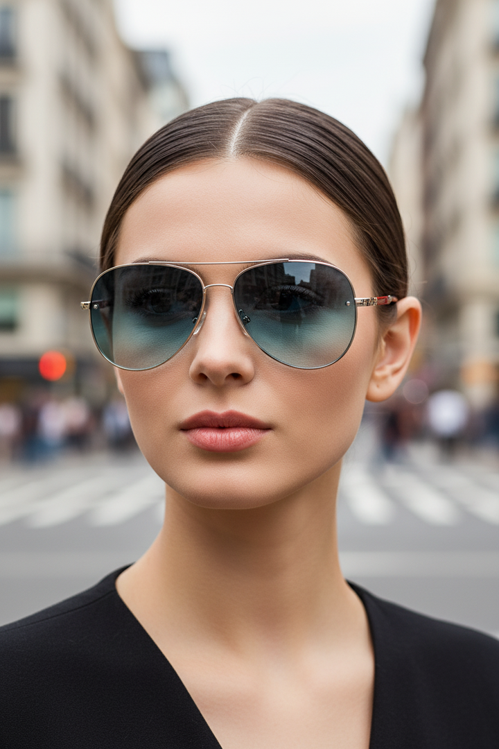 Aviator solbriller UV400 med antibest refleksjon | Luvikno