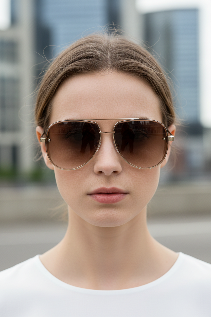 Aviator solbriller UV400 med antibest refleksjon | Luvikno