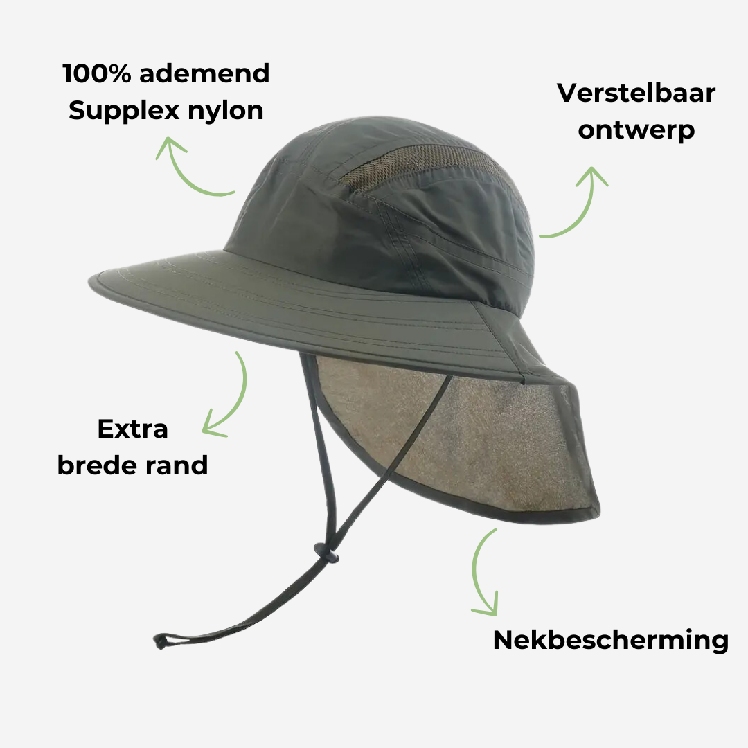 Luvikno | Solhatt - Nakkevern - Bred skjerm