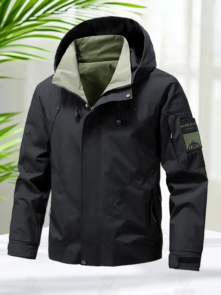 Luvik | Herre Softshell-jakke - Lett, Vanntett & Med hette