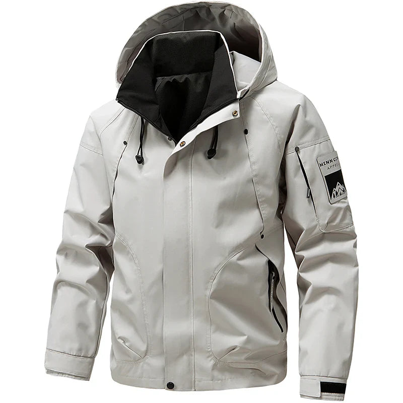 Luvik | Herre Softshell-jakke - Lett, Vanntett & Med hette