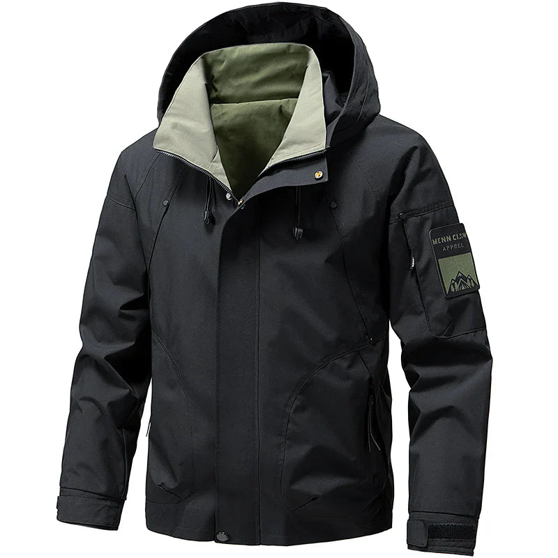 Luvik | Herre Softshell-jakke - Lett, Vanntett & Med hette