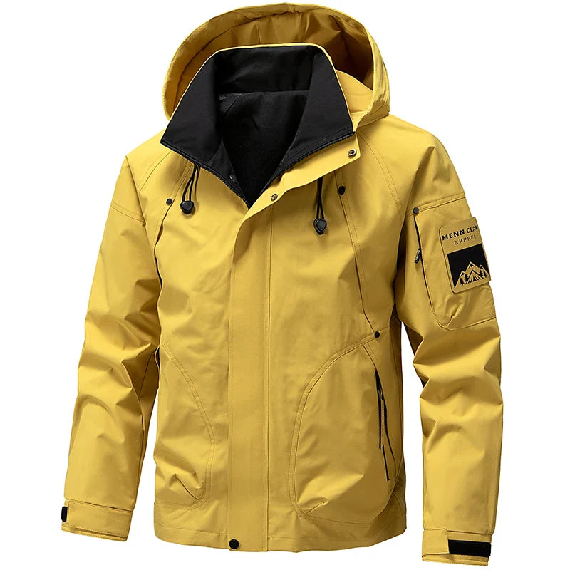 Luvik | Herre Softshell-jakke - Lett, Vanntett & Med hette
