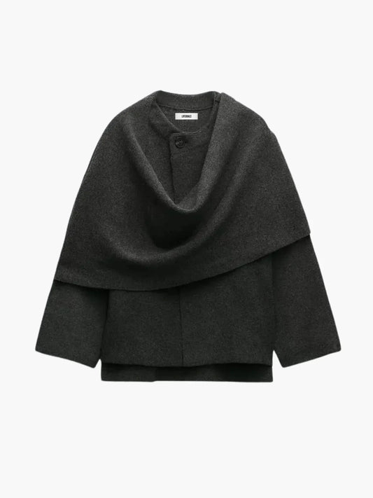 Luvik | Villa sekoite huivi takki