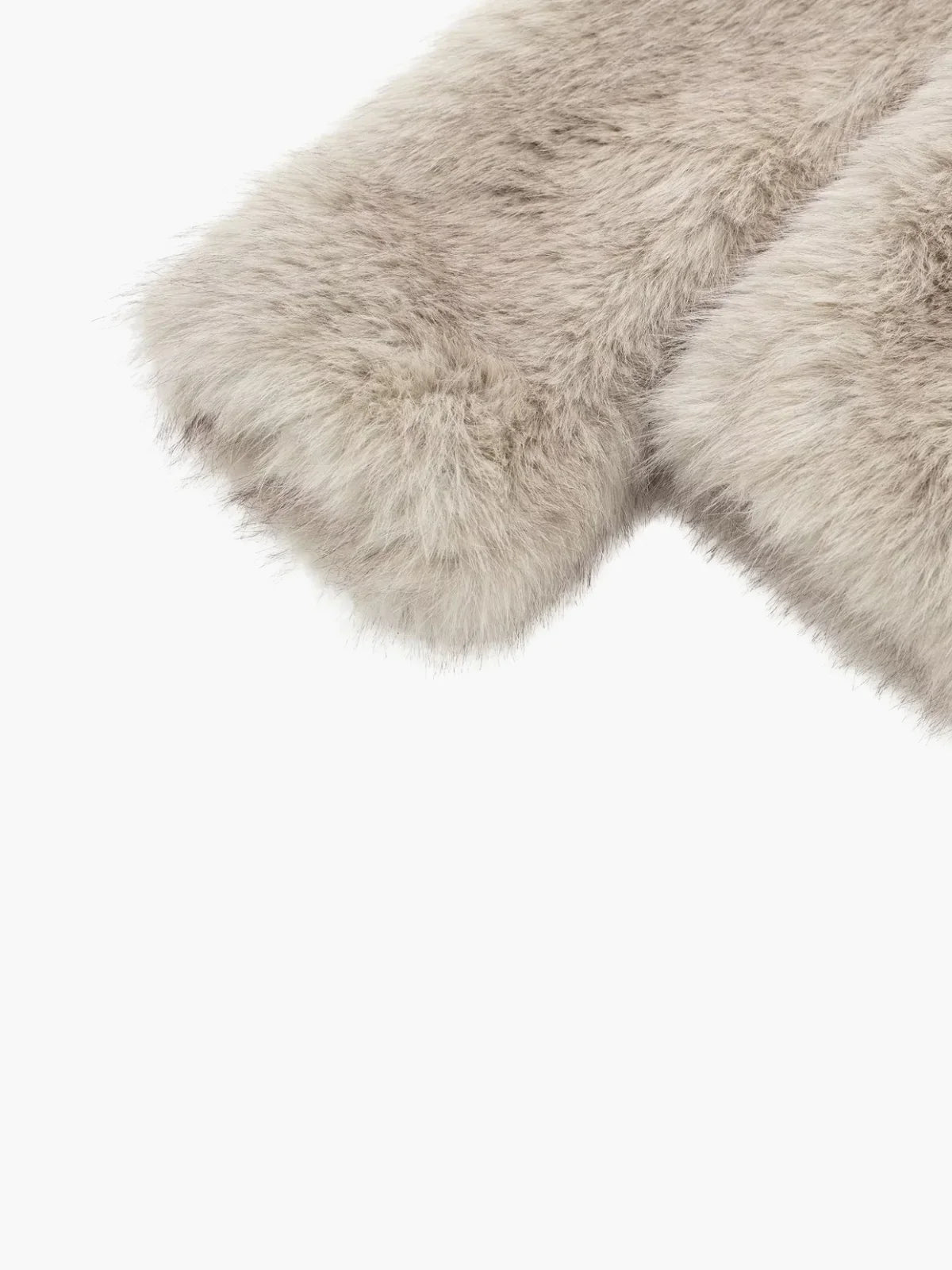 Luvik | Lammasvillasta valmistettu keinoturkki avoin takki