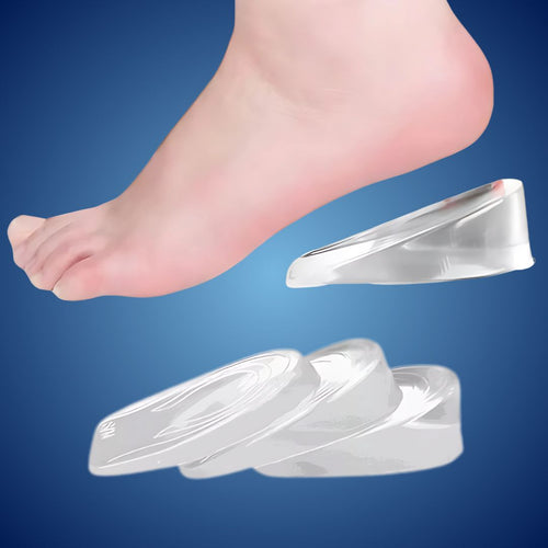 LiftComfort Silikon Gel Hæløkningsinnlegg | Høydeøkning - Smertelindring for Plantar Fasciitis - Støtdemping - Bedre Holdning Luvikno