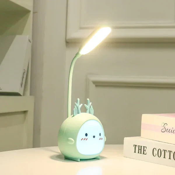 Sikker LED barneboklampe med nattfunksjon Luvikno
