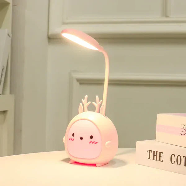 Sikker LED barneboklampe med nattfunksjon Luvikno