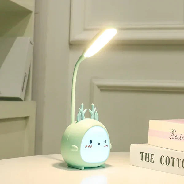 Barnas lese lampe med øyevern og USB nattlys - BrightBuddy | Luvikno