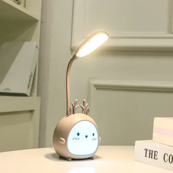 Barnas lese lampe med øyevern og USB nattlys - BrightBuddy | Luvikno