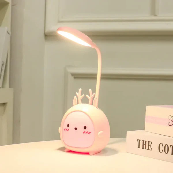 Barnas lese lampe med øyevern og USB nattlys - BrightBuddy | Luvikno