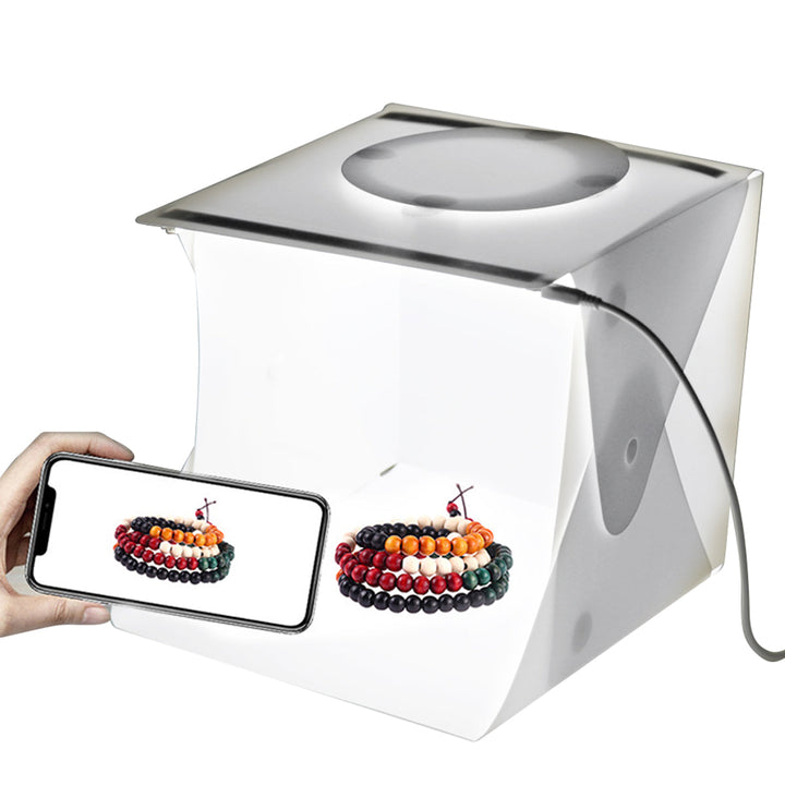 Mini Fotostudio - Sammenleggbart Lightbox med LED | Luvikno
