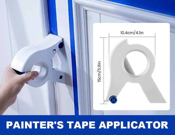 Luvikno | Malertape-applikator for rene malekanter med kutter og ruller