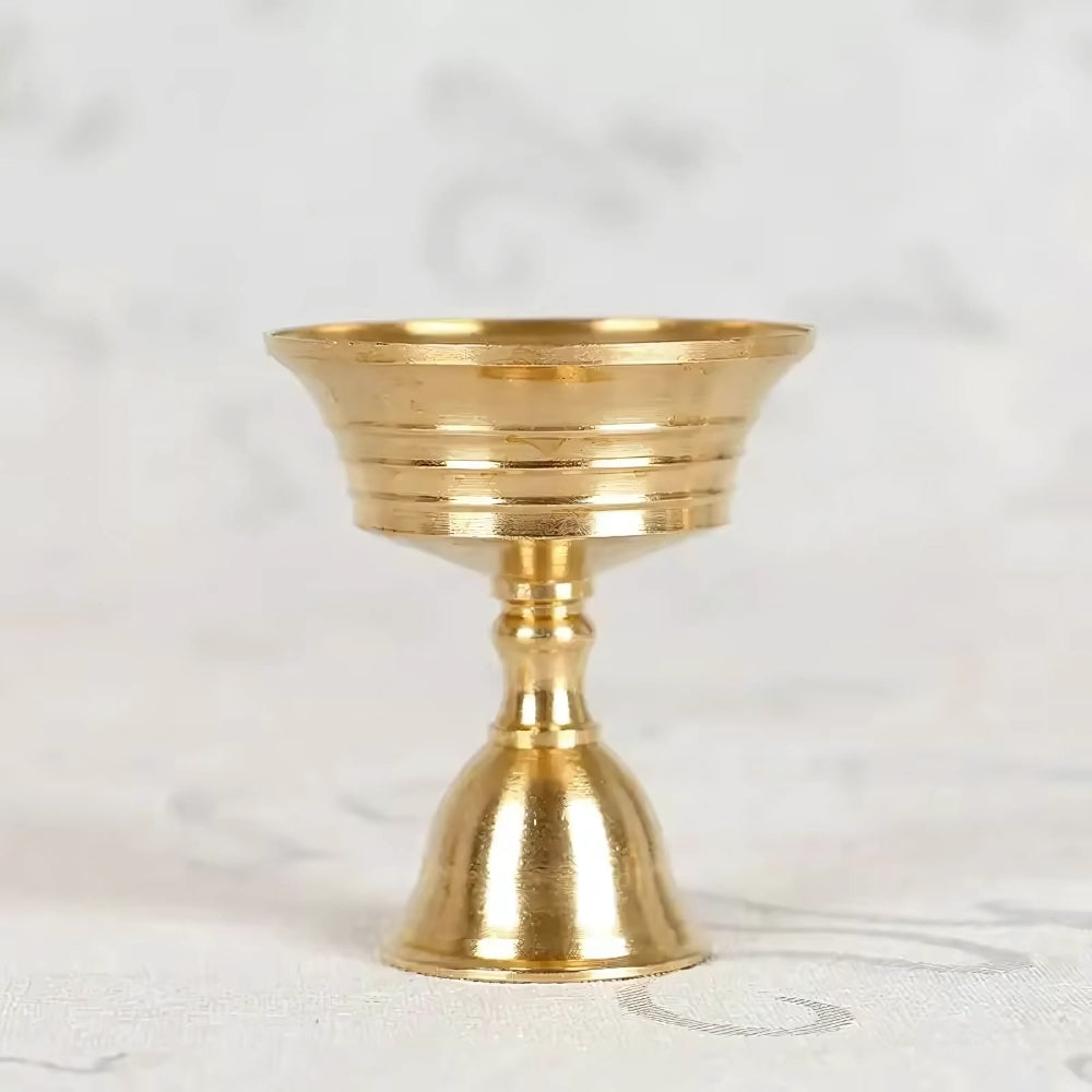 Pedestal Kobber Kopp Lysestake | Luvikno