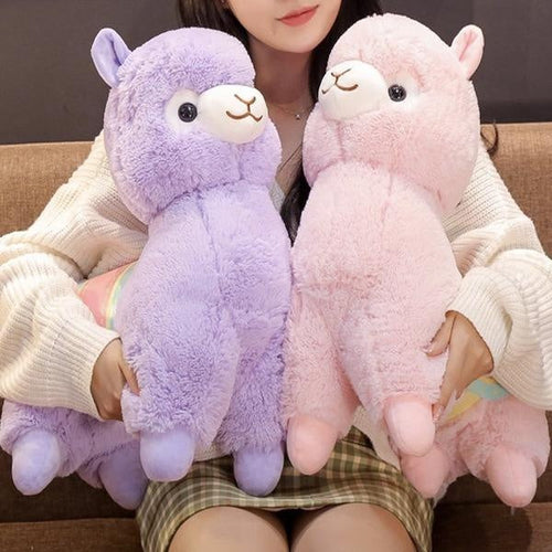 Llama Alpaca Plush Toy With Saddle | Luvikno