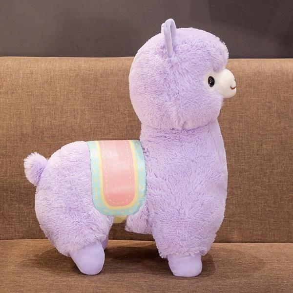 Llama Alpaca Plush Toy With Saddle | Luvikno