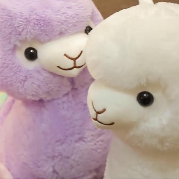 Llama Alpaca Plush Toy With Saddle | Luvikno