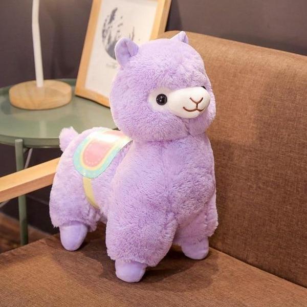 Llama Alpaca Plush Toy With Saddle | Luvikno