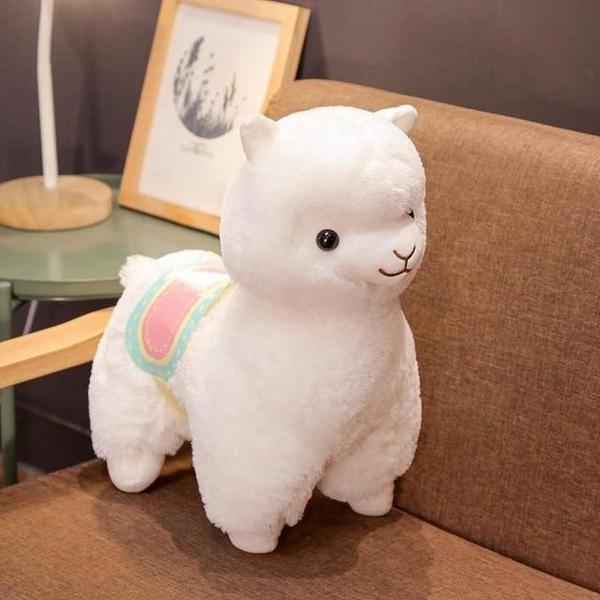 Llama Alpaca Plush Toy With Saddle | Luvikno