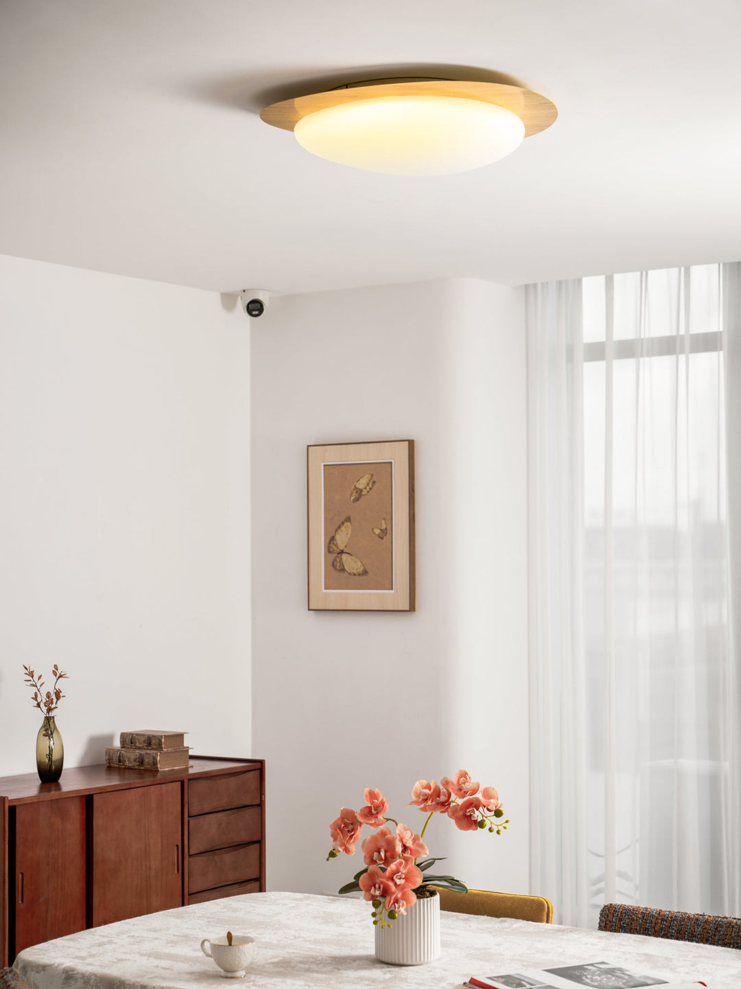 Flush Mount Pebble Metal Ceiling Light | Luvikno