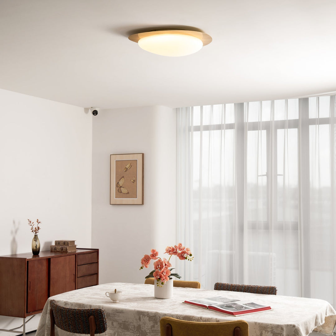 Flush Mount Pebble Metal Ceiling Light | Luvikno
