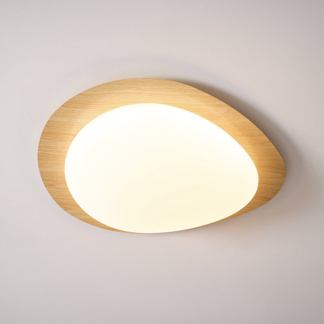 Flush Mount Pebble Metal Ceiling Light | Luvikno