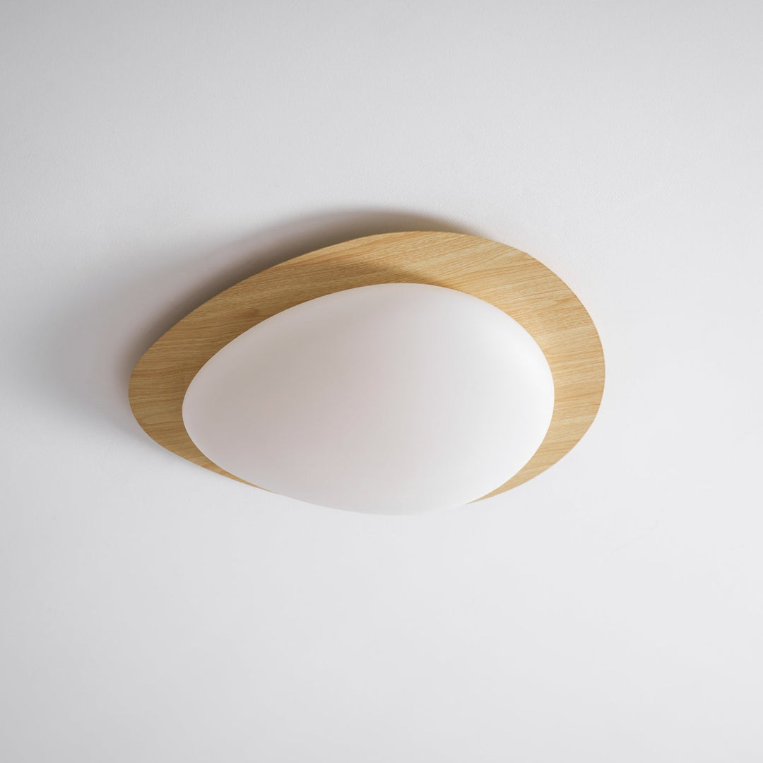 Flush Mount Pebble Metal Ceiling Light | Luvikno