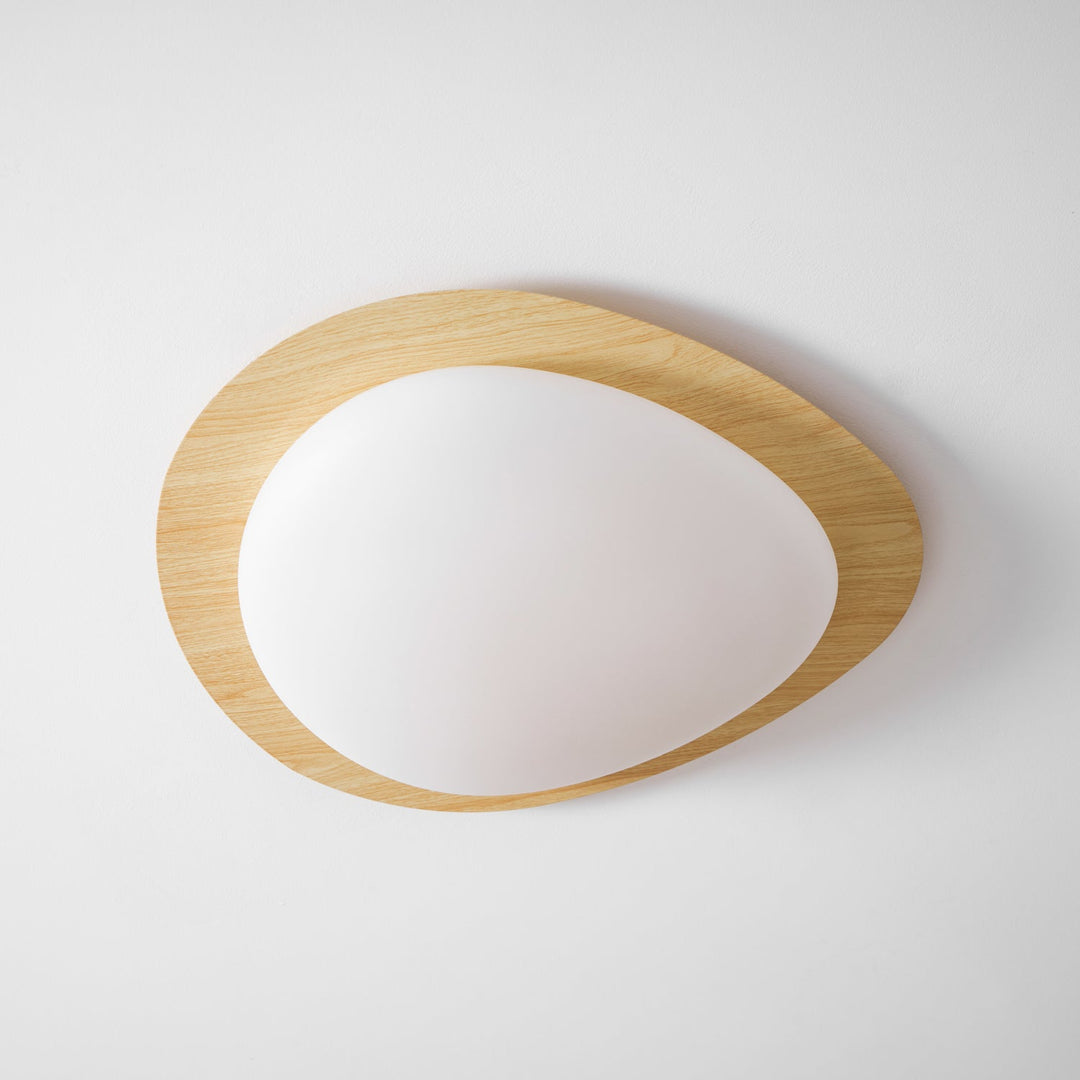 Flush Mount Pebble Metal Ceiling Light | Luvikno