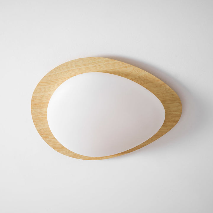 Flush Mount Pebble Metal Ceiling Light | Luvikno