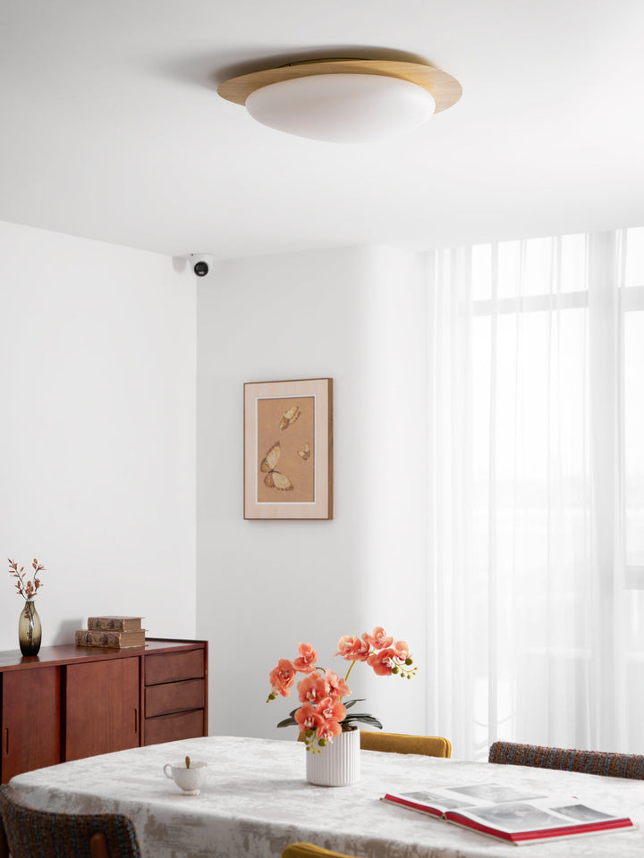 Flush Mount Pebble Metal Ceiling Light | Luvikno