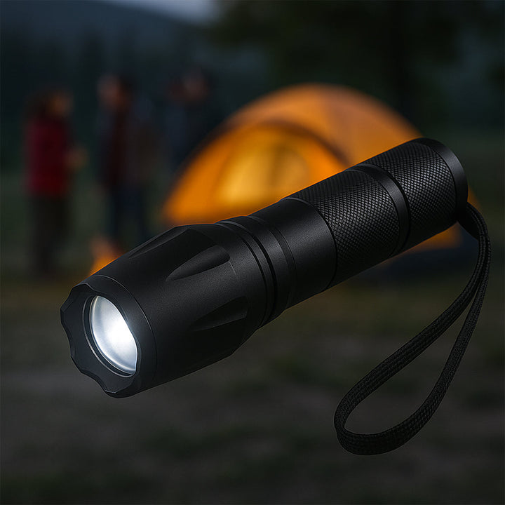 Taclight LED Zoom Fakkel (vanntett og støtsikker) m/5 funksjoner | Luvikno