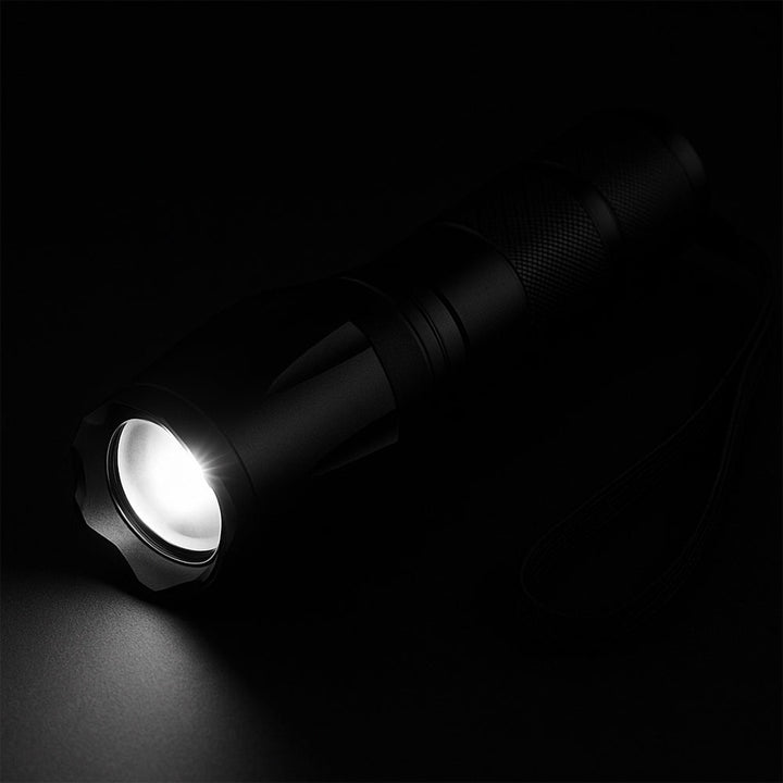 Taclight LED Zoom Fakkel (vanntett og støtsikker) m/5 funksjoner | Luvikno